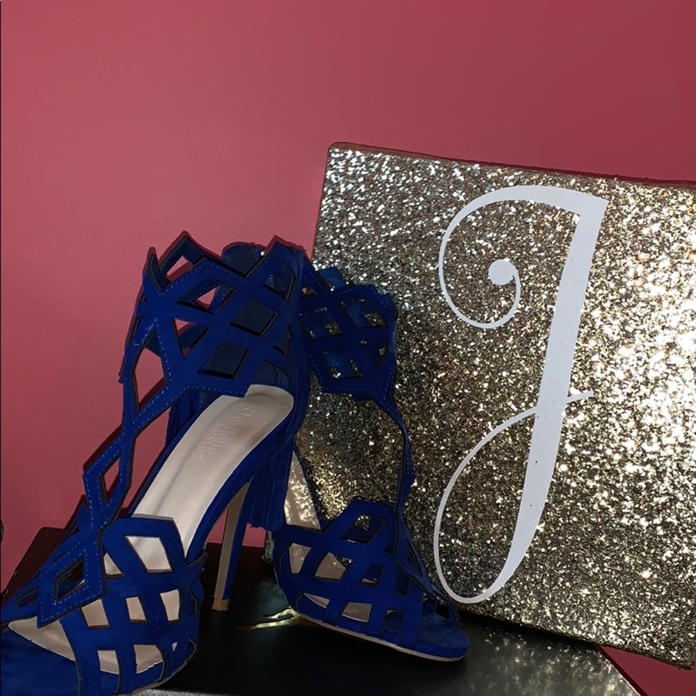 Blue high heals